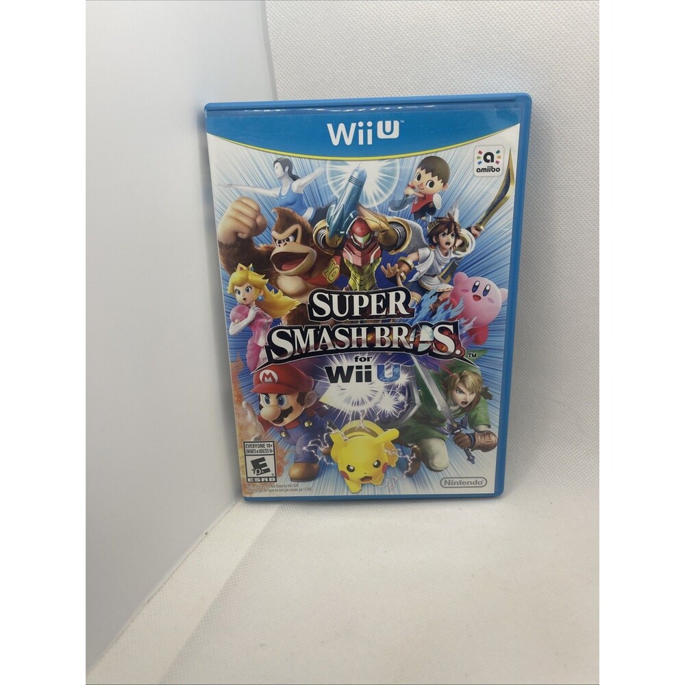 Super Smash Bros. (Nintendo Wii U, 2014) Complete W/ Case & Disc Tested